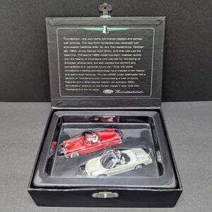 Hallmark Keepsake Thunderbird 50th Anniversary 1955 & 2005 Ornaments NIB NEW